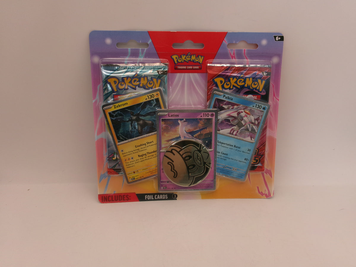 Pokemon TCG: 2 Pack Blister With Zekrom, Latios, Palkia Promo Cards New Sealed