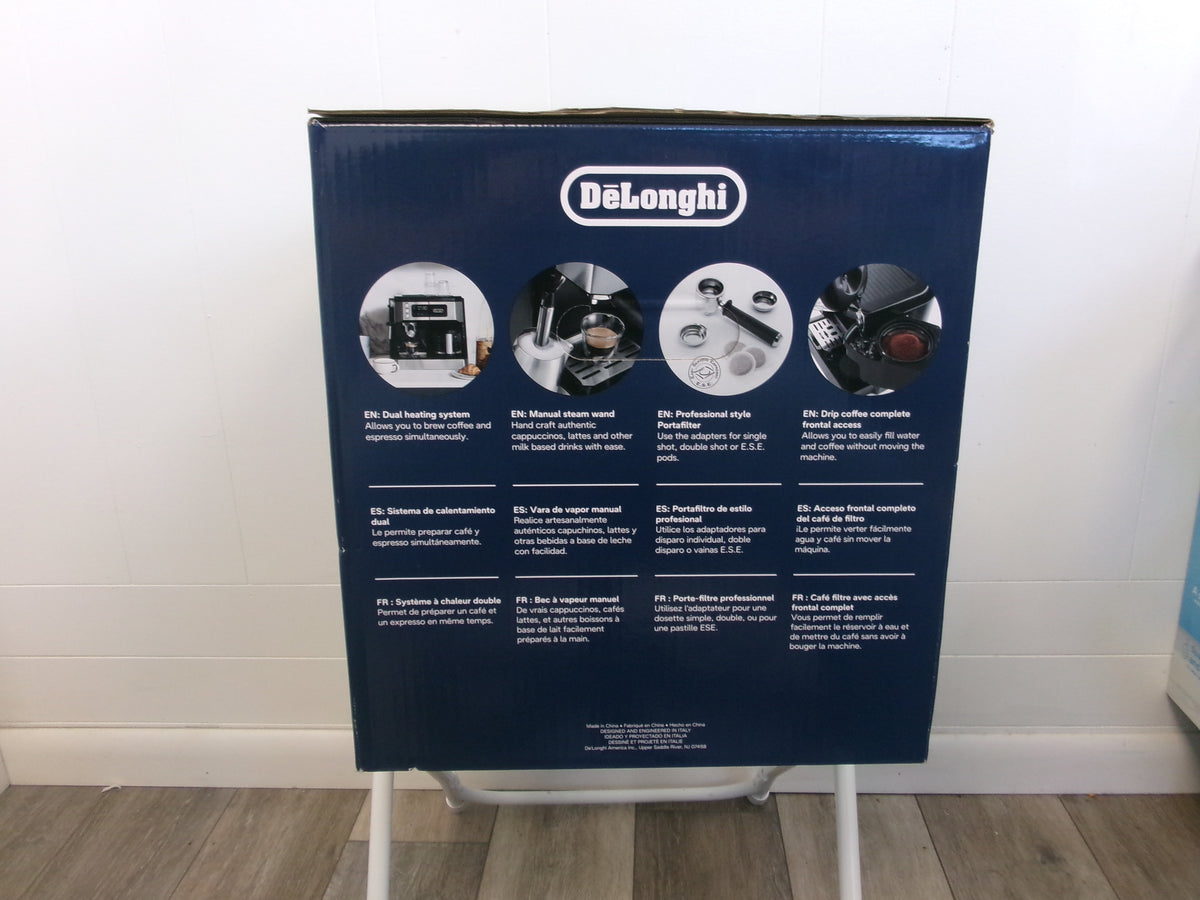 De'Longhi Combination All in One Coffee, Espresso, Cappuccino Machine