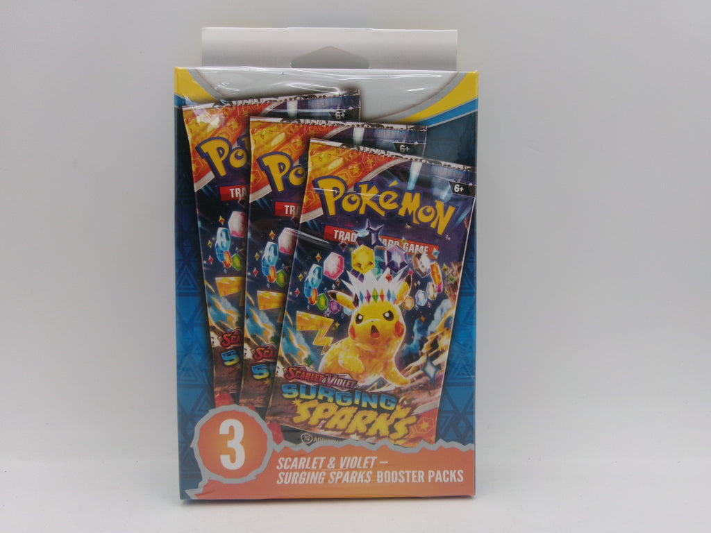 Pokemon TCG: Scarlet & Violet - Surging Sparks 3 Booster Packs