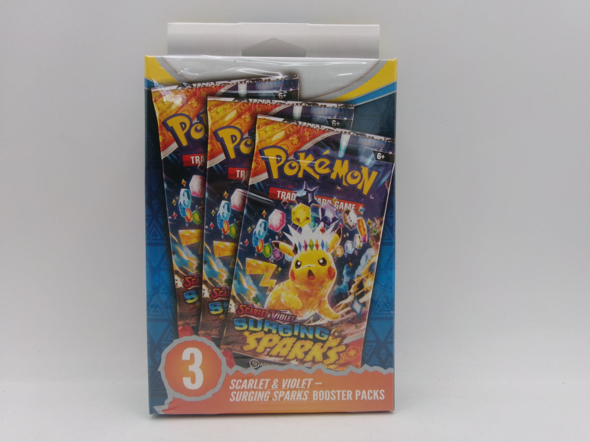 Pokemon TCG: Scarlet & Violet - Surging Sparks 3 Booster Packs
