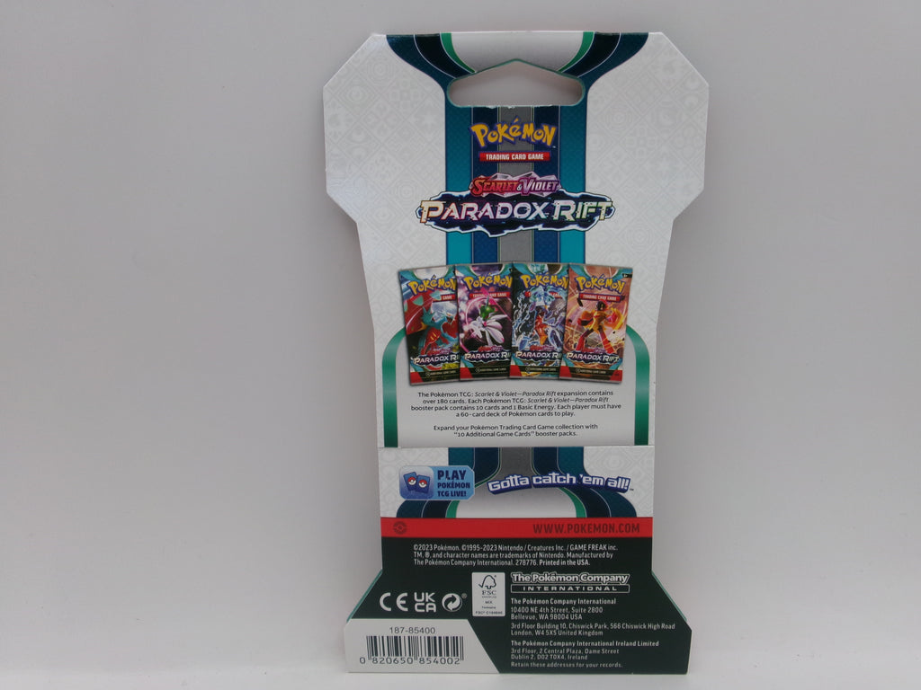 Pokémon TCG Scarlet & Violet Paradox Rift Booster Pack