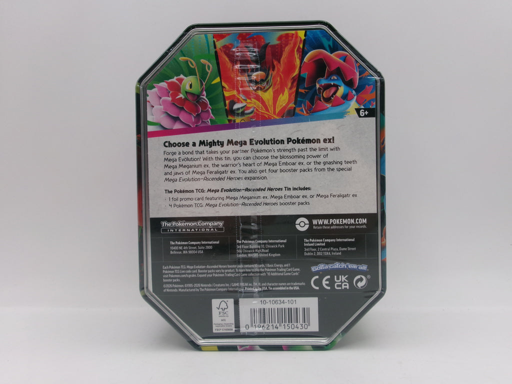 Ascended Heroes Tin [Mega Emboar ex] - ME: Ascended Heroes (ASC)