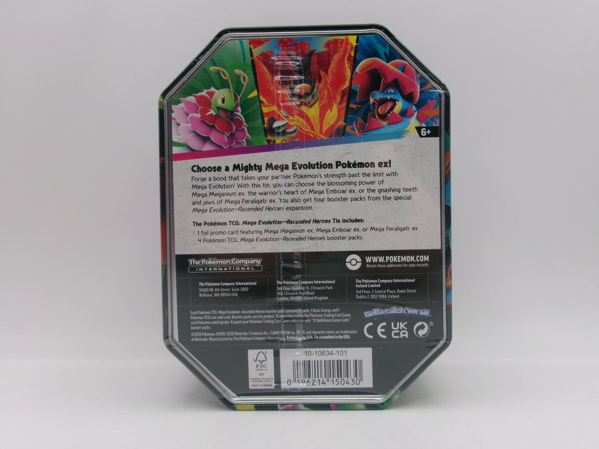 Ascended Heroes Tin [Mega Emboar ex] - ME: Ascended Heroes (ASC)