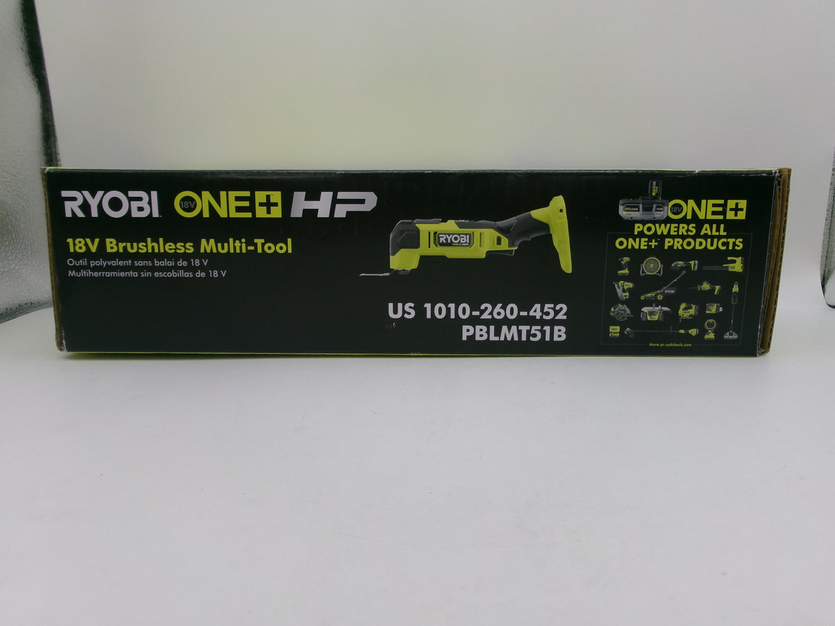 RYOBI PBLMT51B ONE+ HP 18V Brushless Oscillating Multi-Tool w/ Accessories