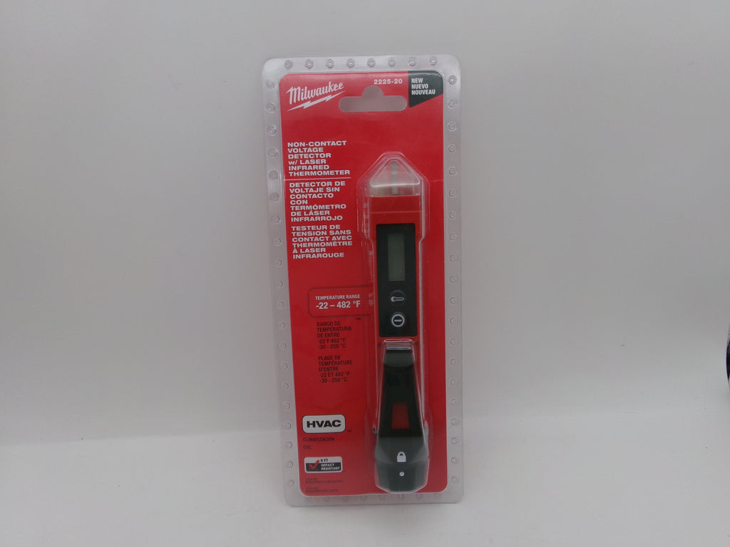 Milwaukee 2225-20 Non-Contact Voltage Detector w/ Laser Infrared Thermometer