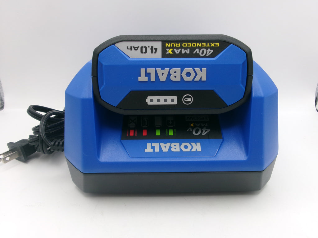 Kobalt 40V Max 4.0Ah Extended Run Battery + Fast Charger