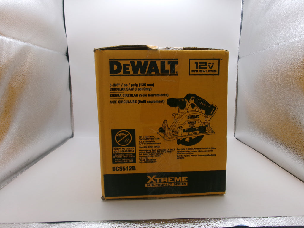 DEWALT DCS512B XTREME 12V Max Brushless 5-3/8" Cordless Circular Saw -Tool Only