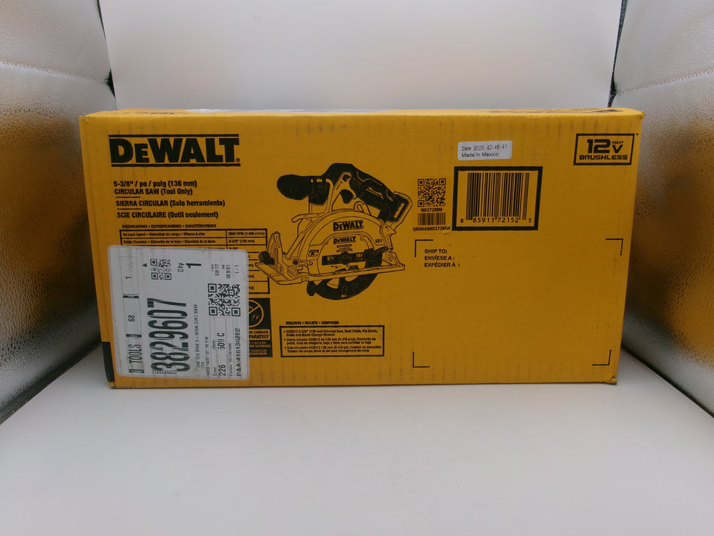 DEWALT DCS512B XTREME 12V Max Brushless 5-3/8" Cordless Circular Saw -Tool Only