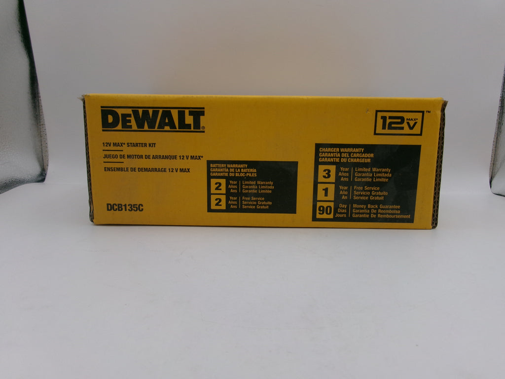 DEWALT 12V DCB135C Battery/Charger Kit 5 AH & 3 AH