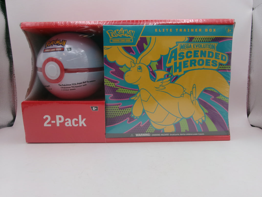 Pokemon Ascended Heroes ETB Elite Trainer Box w Pokeball Seal TCG Sam’s Club