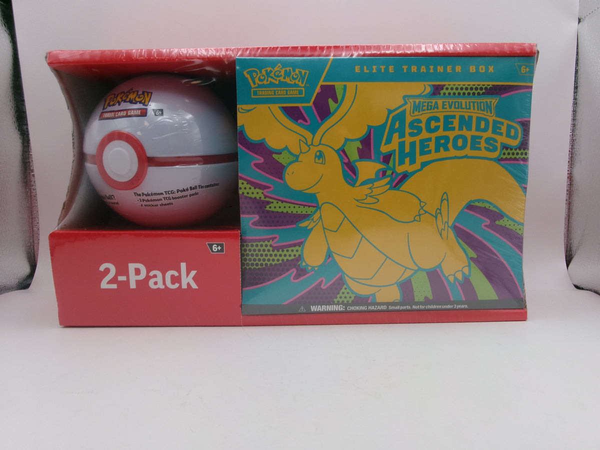 Pokemon Ascended Heroes ETB Elite Trainer Box w Pokeball Seal TCG Sam’s Club