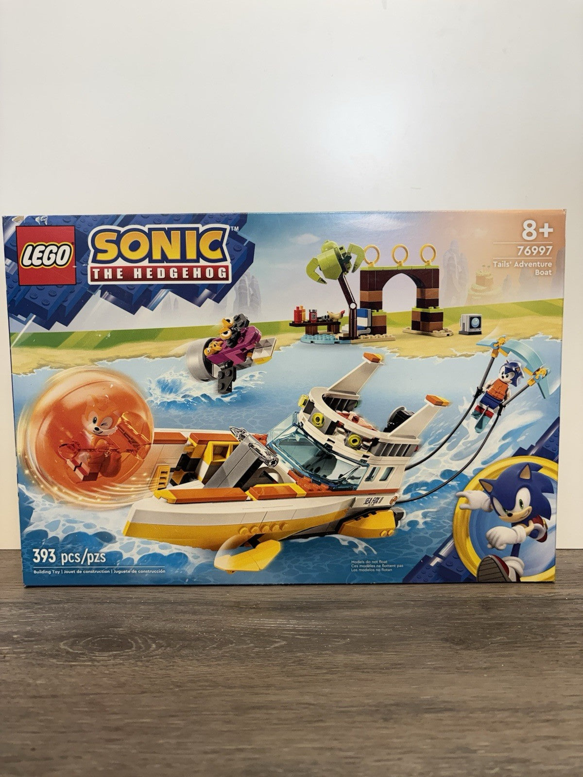 LEGO Sonic The Hedgehog Tails Adventure Boat 76997 Brand New Factory Sealed