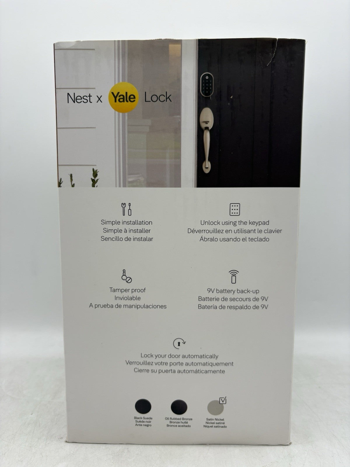 Nickle Nest x Yale Lock with Google Nest Connect RB-YRD540-WV-619
