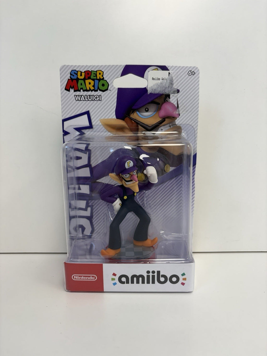 Waluigi Amiibo Nintendo Wii U New Nintendo 3DS Super Mario Series Sealed - NEW