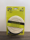 Ryobi 4 in. Buffing & Polishing Wheel Set (4-Piece) A92401