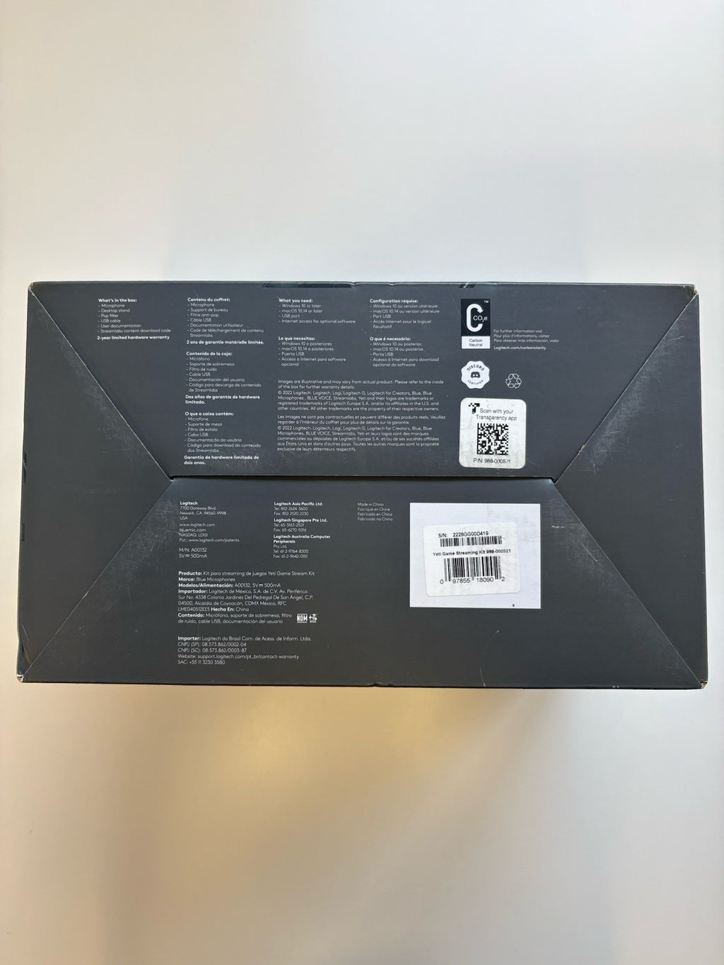 Logitech Blue Yeti Game Streaming Microphone Kit - 988-000521