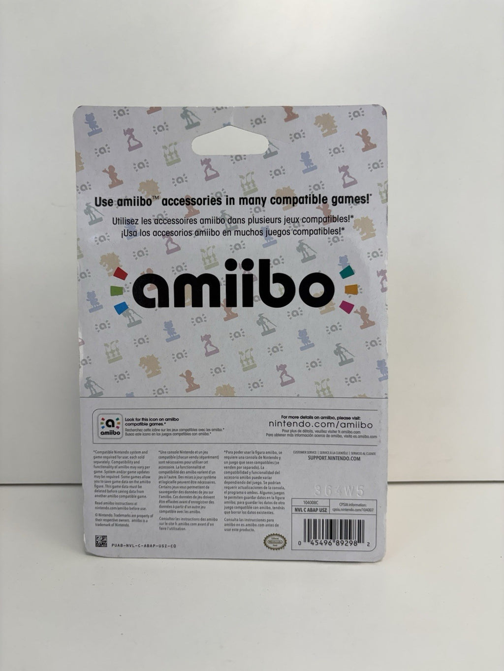 Waluigi Amiibo Nintendo Wii U New Nintendo 3DS Super Mario Series Sealed - NEW