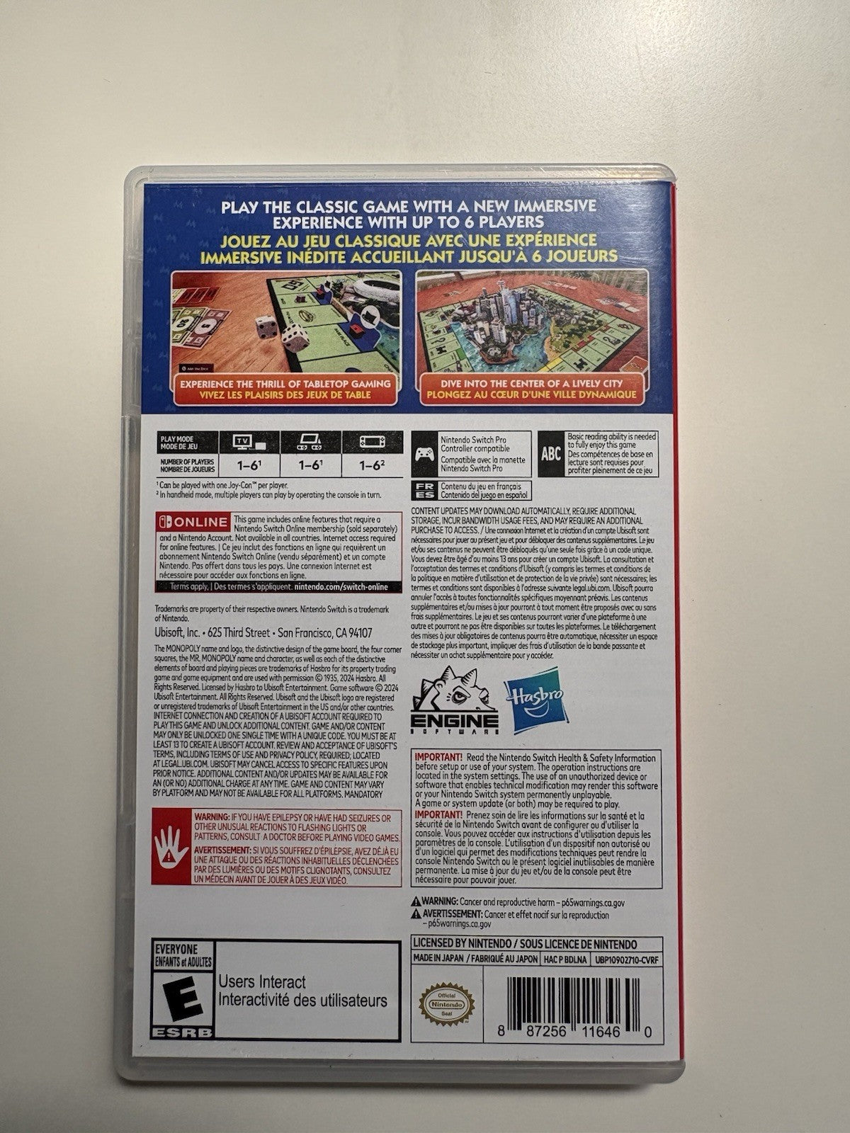 Monopoly 2024 Nintendo Switch Brand New Factory Sealed