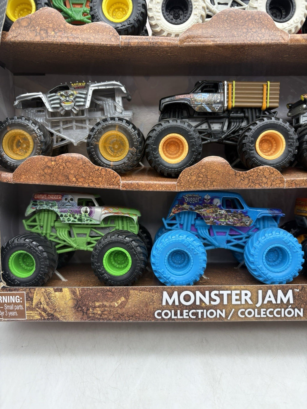 Monster Jam Monster Truck Diecast 9pk - 1:64 Scale Lumberjack Avenger Megalodon
