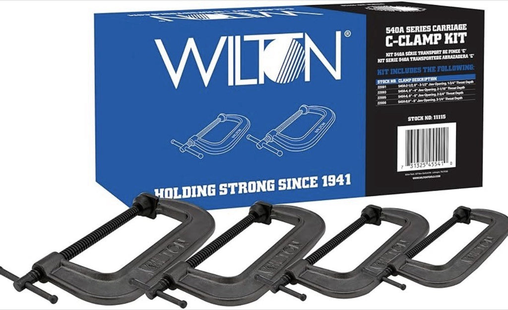 Wilton WIL11115 540 Amp Series Carriage C-Clamp Kit