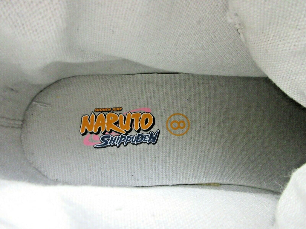 Naruto Shippuden Kakashi Run Hi-Top Sneakers Shoe Size 8 Anime 