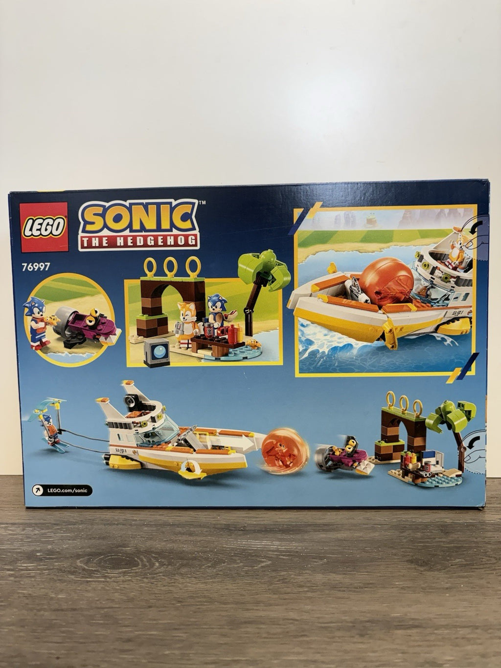 LEGO Sonic The Hedgehog Tails Adventure Boat 76997 Brand New Factory Sealed