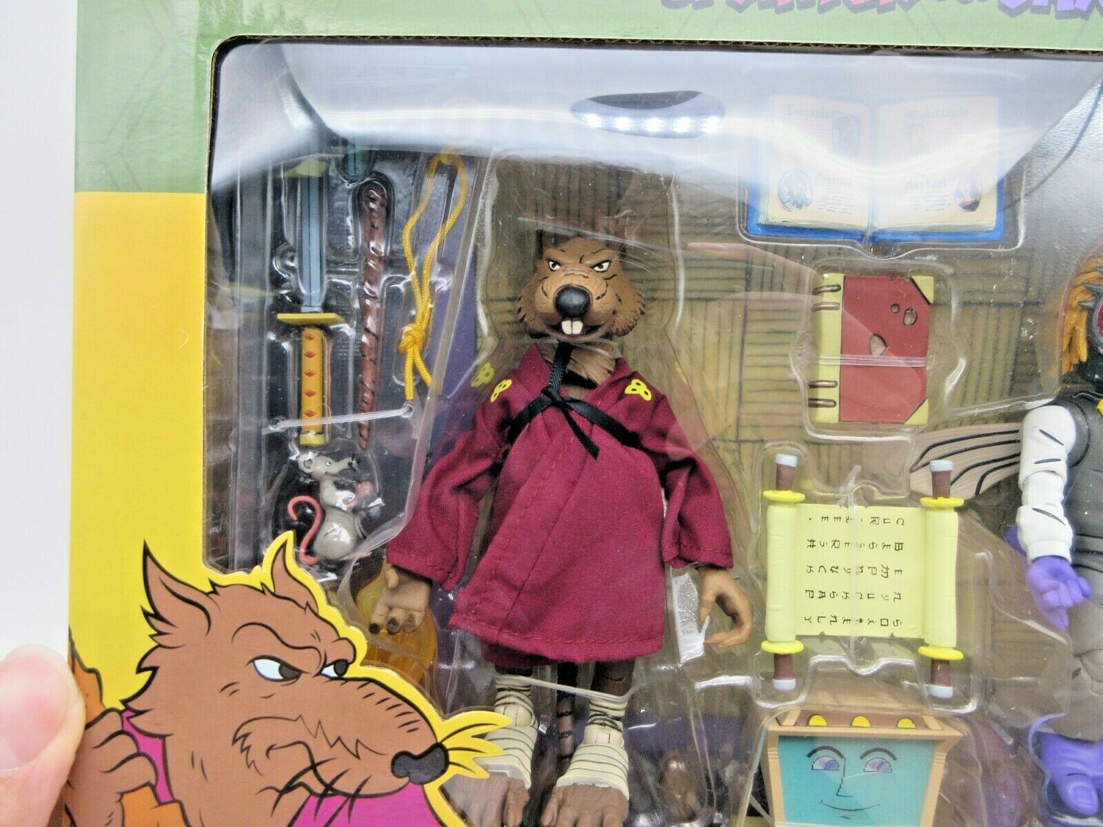 NECA Teenage Mutant Ninja Turtles Splinter Vs Baxter Target TMNT 2 Pack