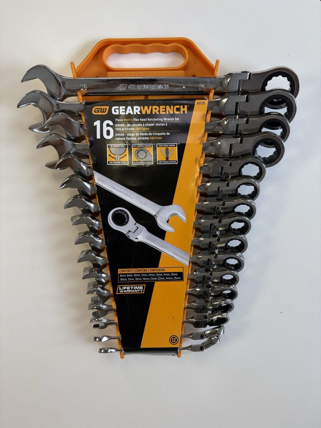 GearWrench 9902D 16 Piece Combination Wrench Set Open Box