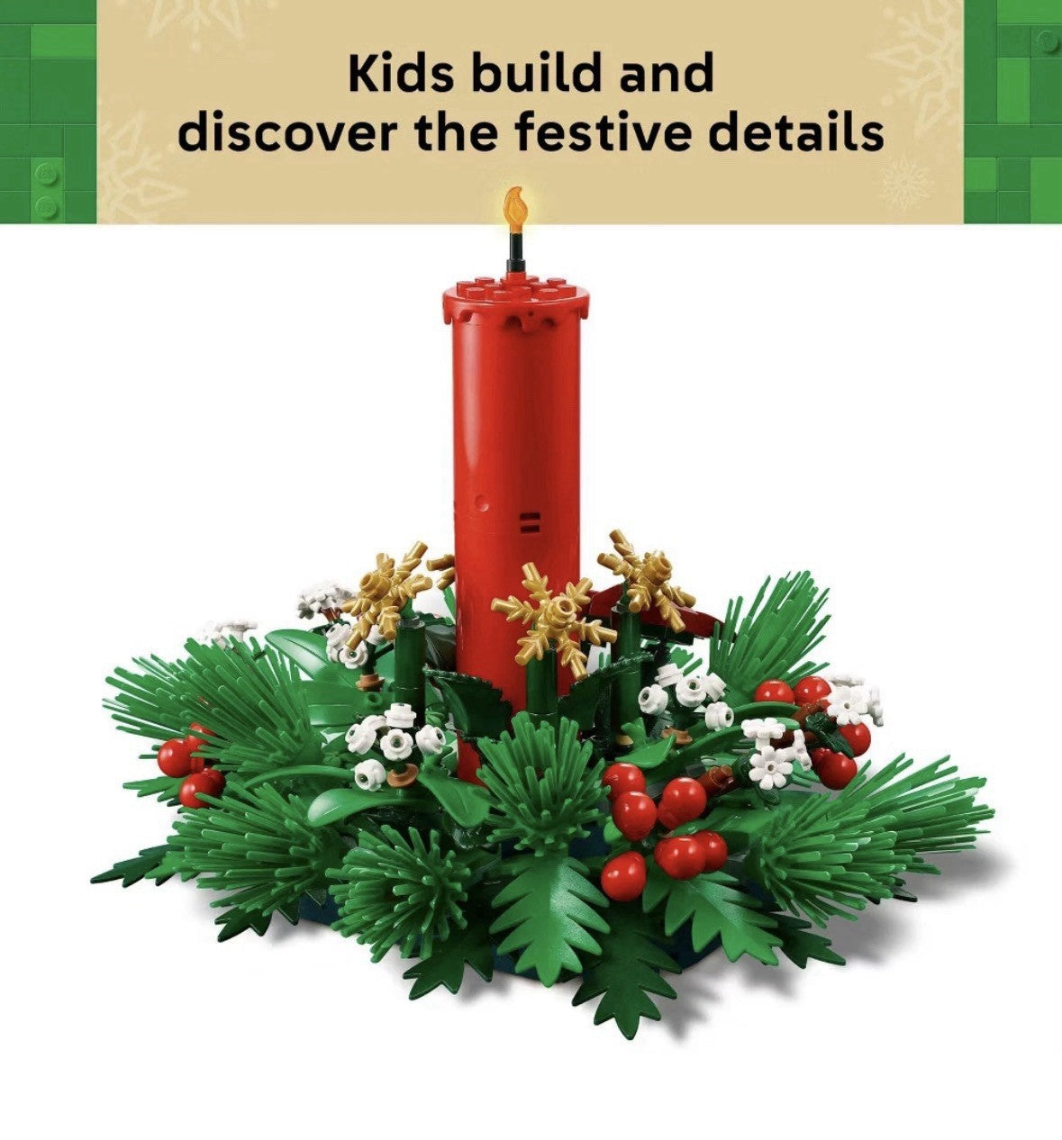 LEGO Christmas Table Decoration Building Toy 40743 Brand New