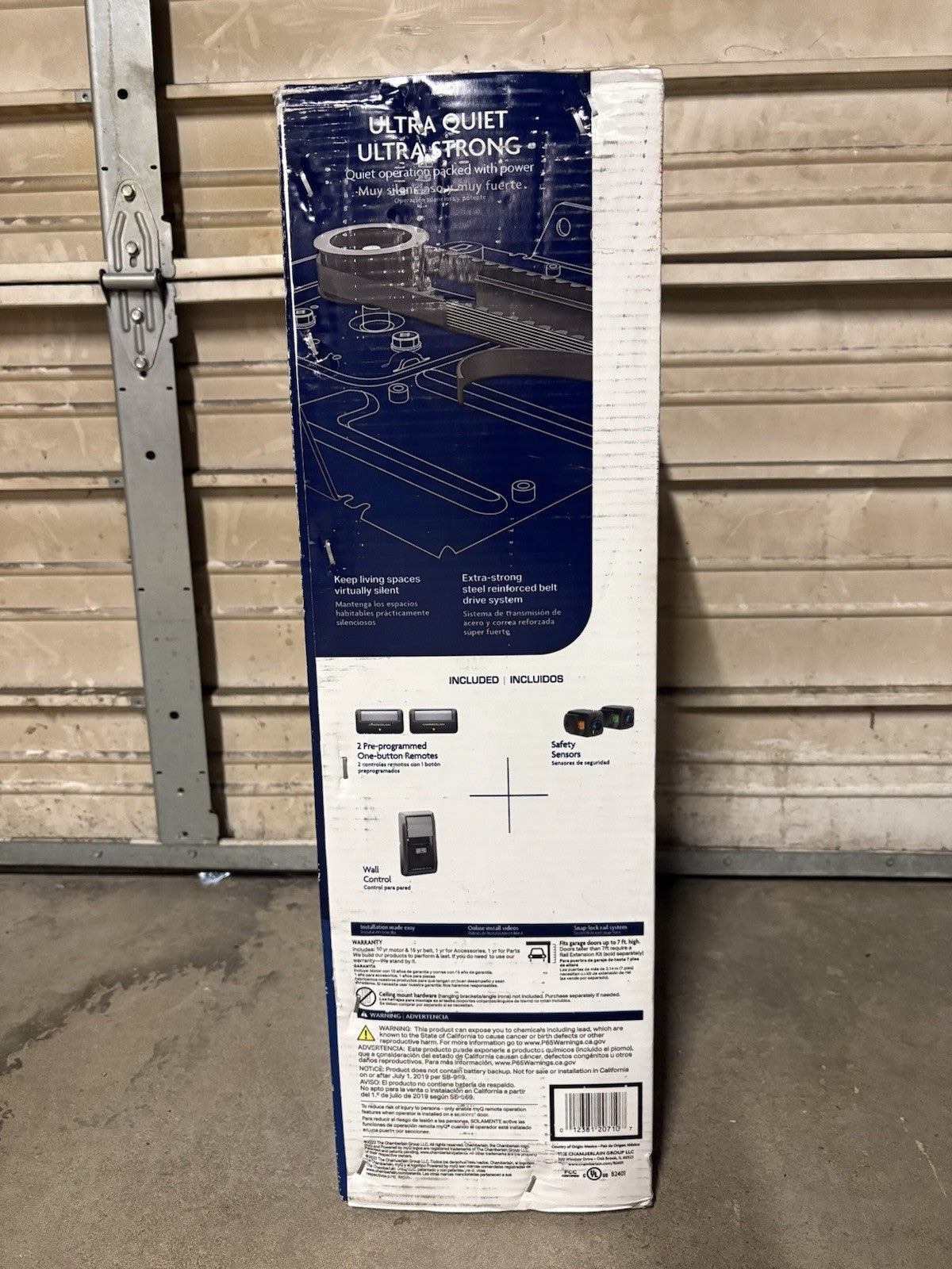 Chamberlain Smart Garage Door Opener 1/2MED HP B2401 Belt Drive