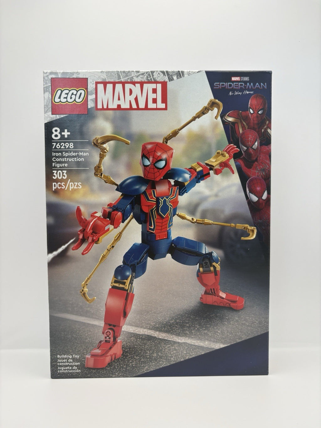 LEGO Marvel Iron Spider-Man Construction Figure Set 76298 New 303 Pcs Spider Toy