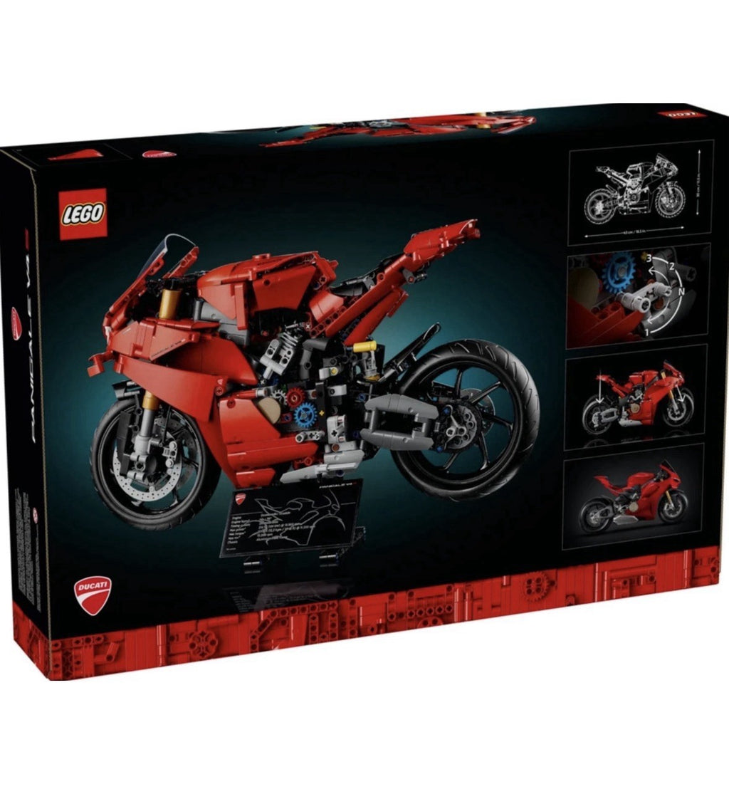 Lego 42202 Technic Ducati Panigale V4 S Motorcycle Building Set for Adults