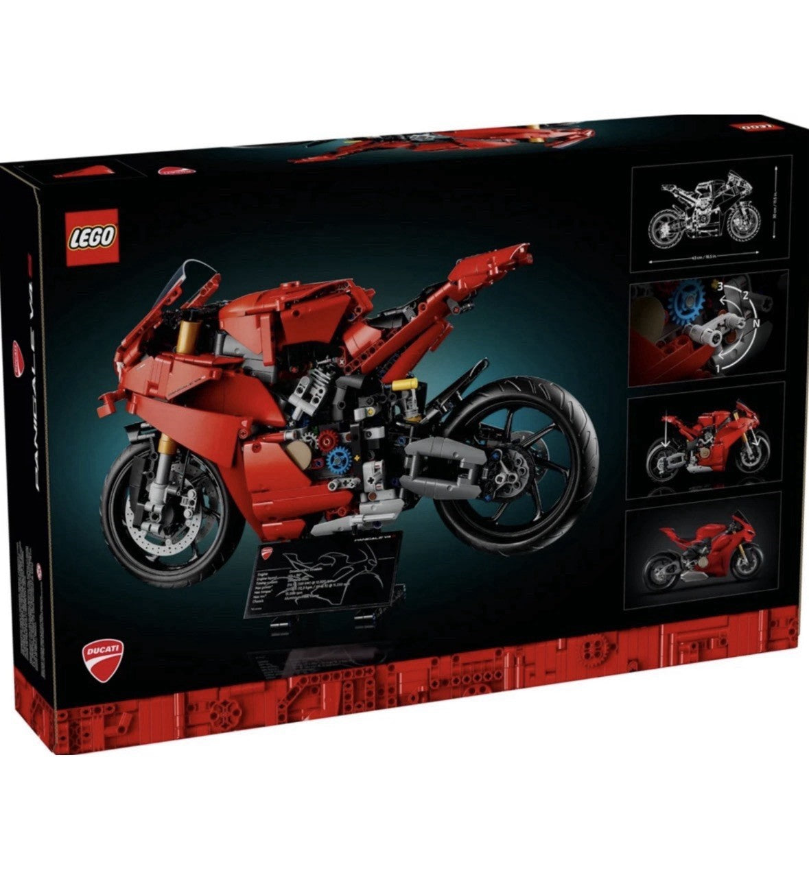 Lego 42202 Technic Ducati Panigale V4 S Motorcycle Building Set for Adults