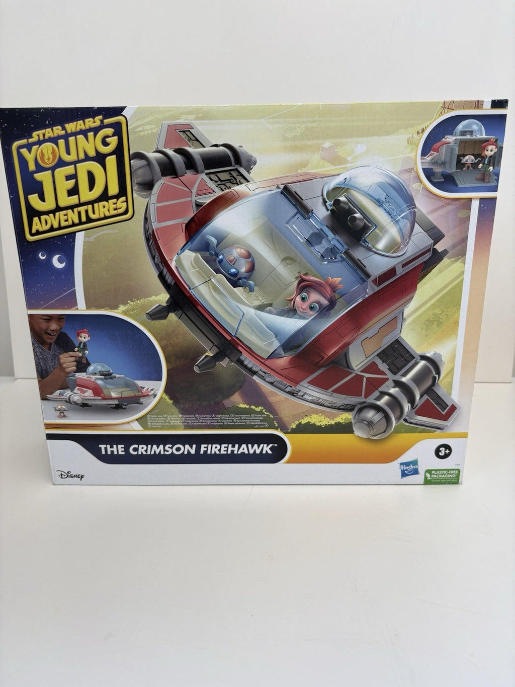 DISNEY STAR WARS  Young Jedi Adventures The Crimson FireHawk Playset