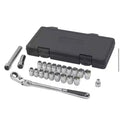 GEARWRENCH 893823 23 Piece 3/8" Drive 6 Point Standard SAE/Metric Tool Set