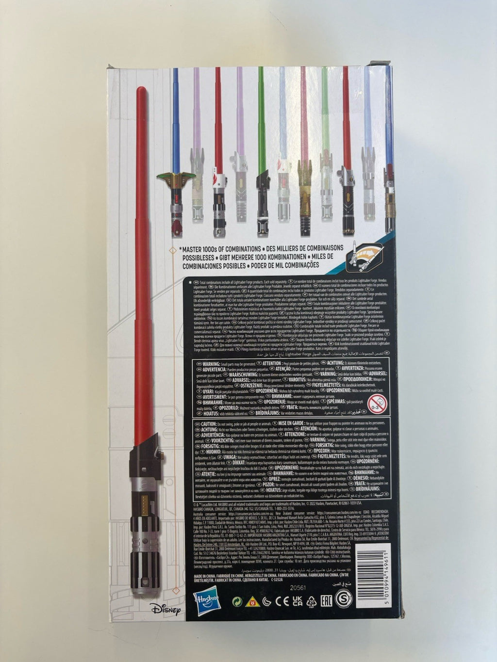 Star Wars Lightsaber Forge Darth VaderExtendable Red Lightsaber Roleplay Toy New