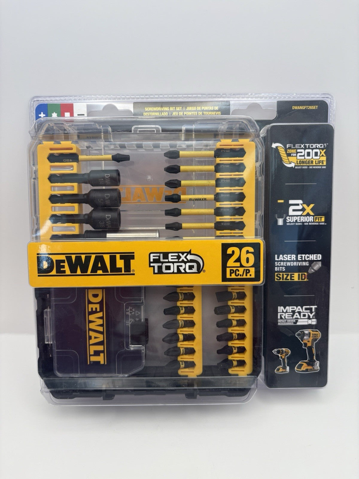 Dewalt 26pc Flex TORQ Impact Drive Bit Set w/ Nut Drivers