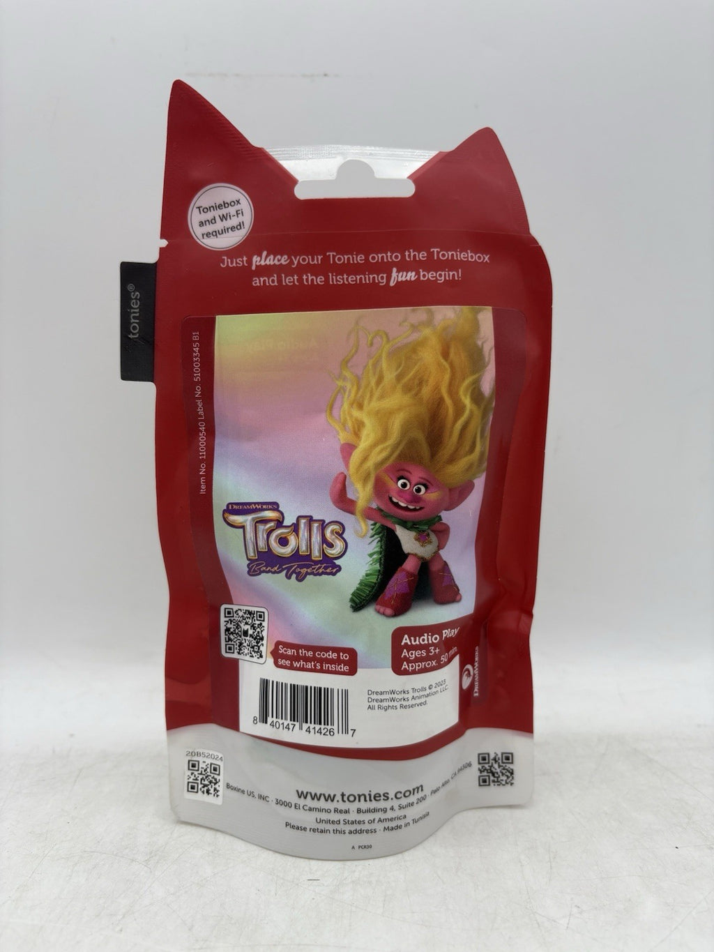 Tonies TROLL VIVA Audio Play Figurine NEW! Trolls Band Together