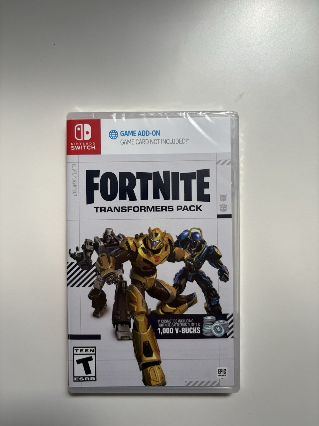 Fortnite Transformers Pack Nintendo Switch Brand New Factory Sealed