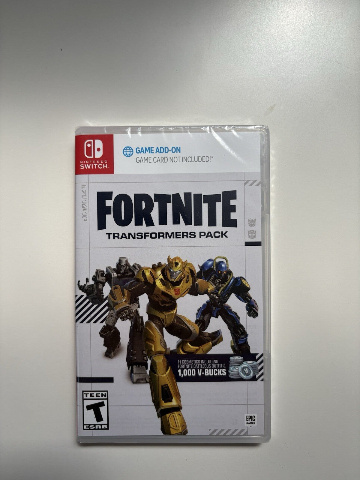 Fortnite Transformers Pack Nintendo Switch Brand New Factory Sealed