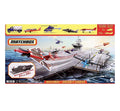 Matchbox Aircraft Carrier Model & Play Set with 10 Die-Cast Sky Buster airplanes