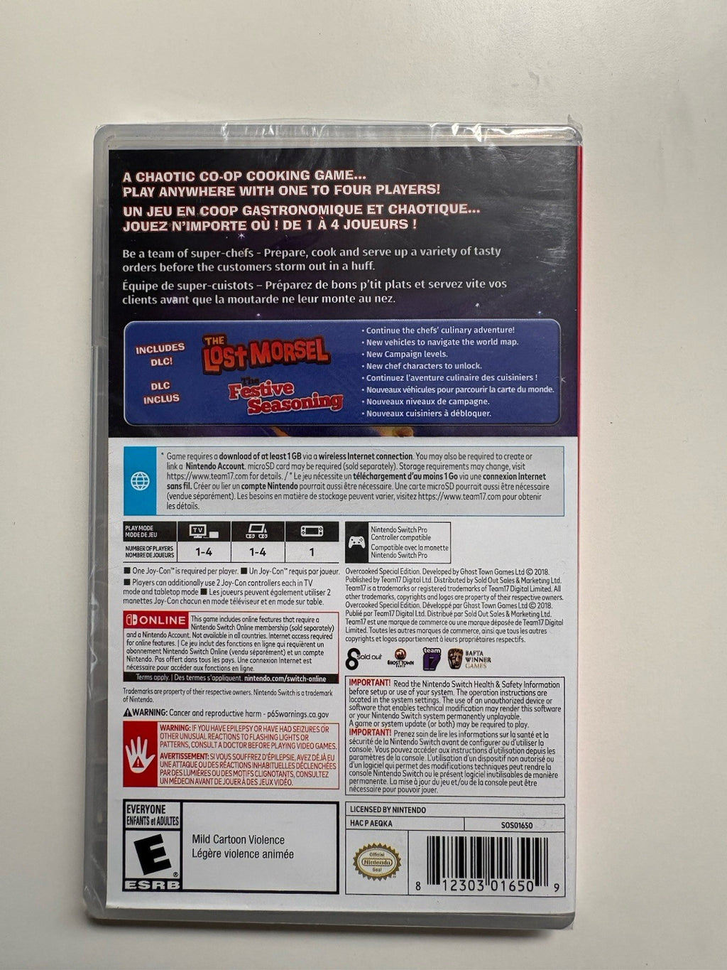 OVERCOOKED SPECIAL Code In Box NSW - Nintendo Switch