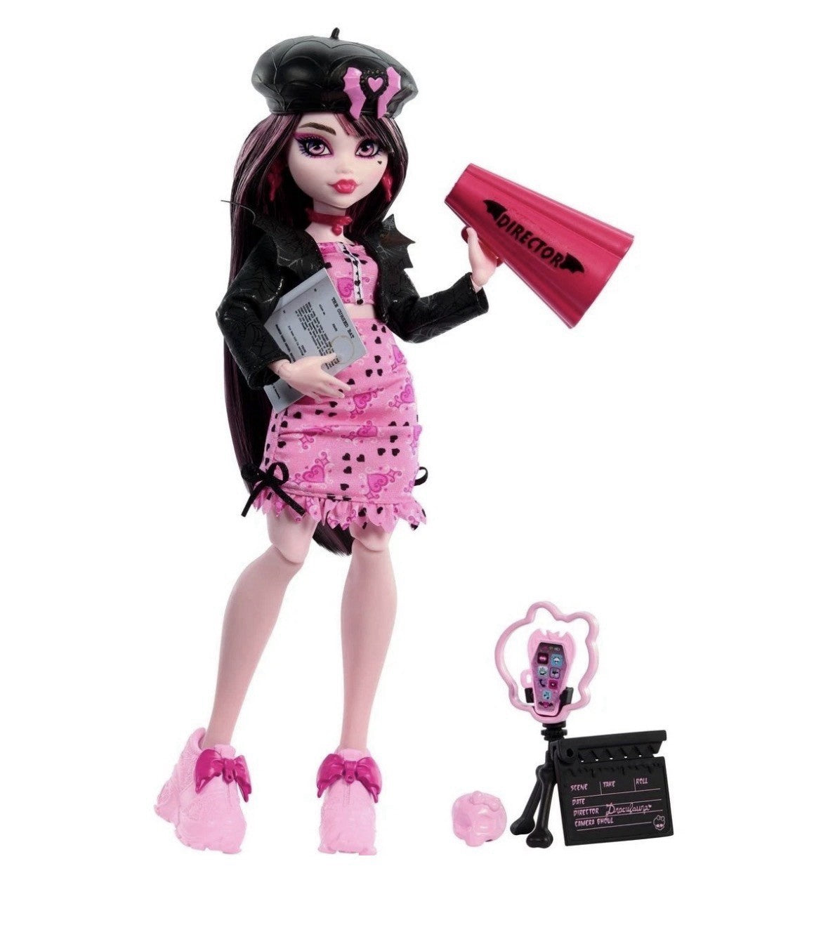 Mattel Monster High 12.5" Fearbook Draculaura Fashion Doll Toy HXW30