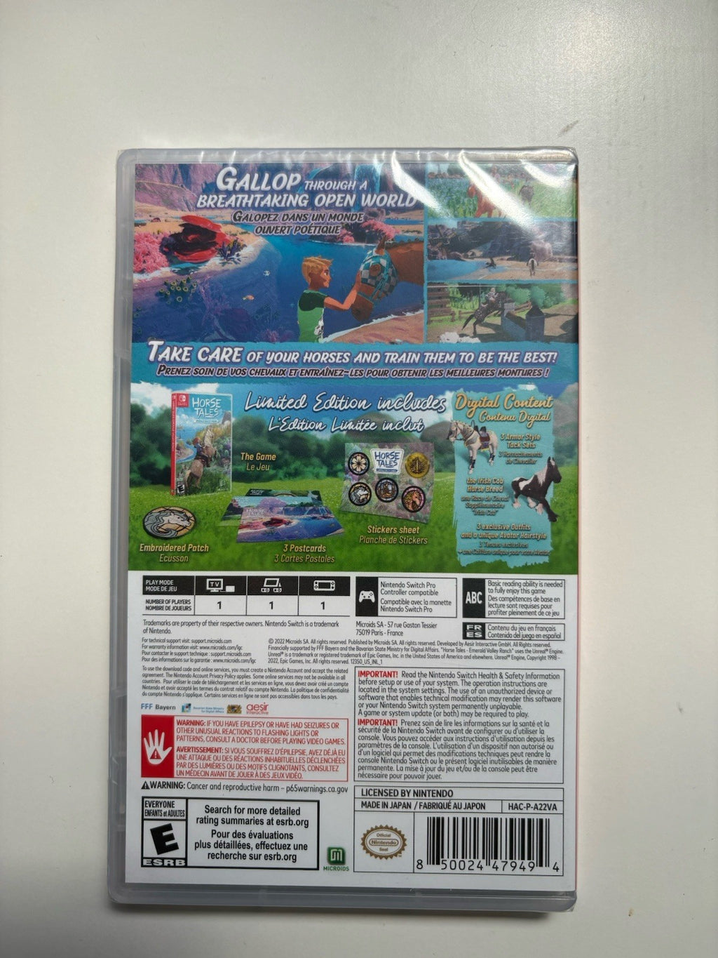 Horse Tales: Emerald Valley Ranch Day 1 Edition - Nintendo Switch - New