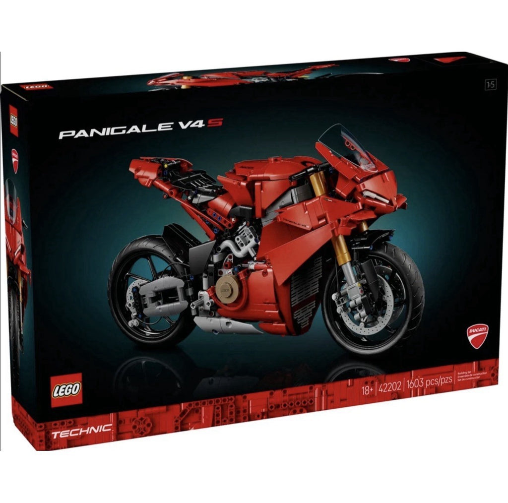 Lego 42202 Technic Ducati Panigale V4 S Motorcycle Building Set for Adults