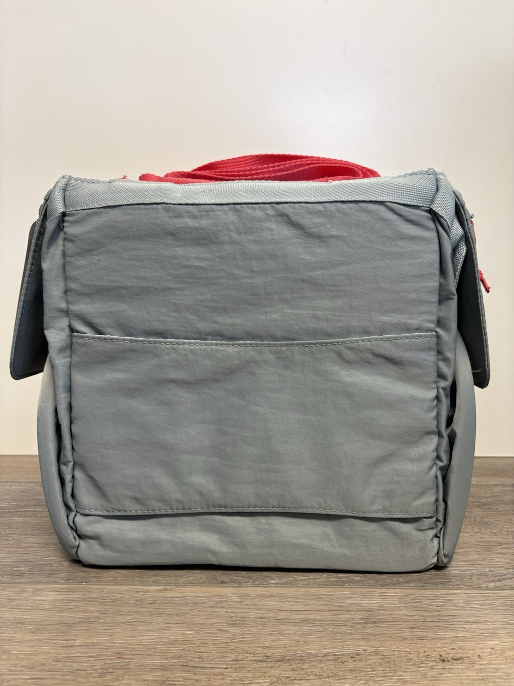 New Coleman 16 Can Soft Nylon Cooler Tote BAG Gray w/ Pink Straps Mult. Pkts