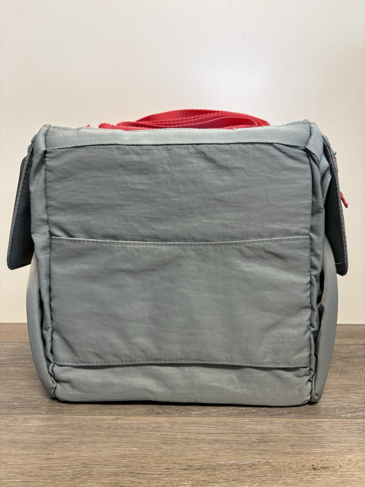 New Coleman 16 Can Soft Nylon Cooler Tote BAG Gray w/ Pink Straps Mult. Pkts