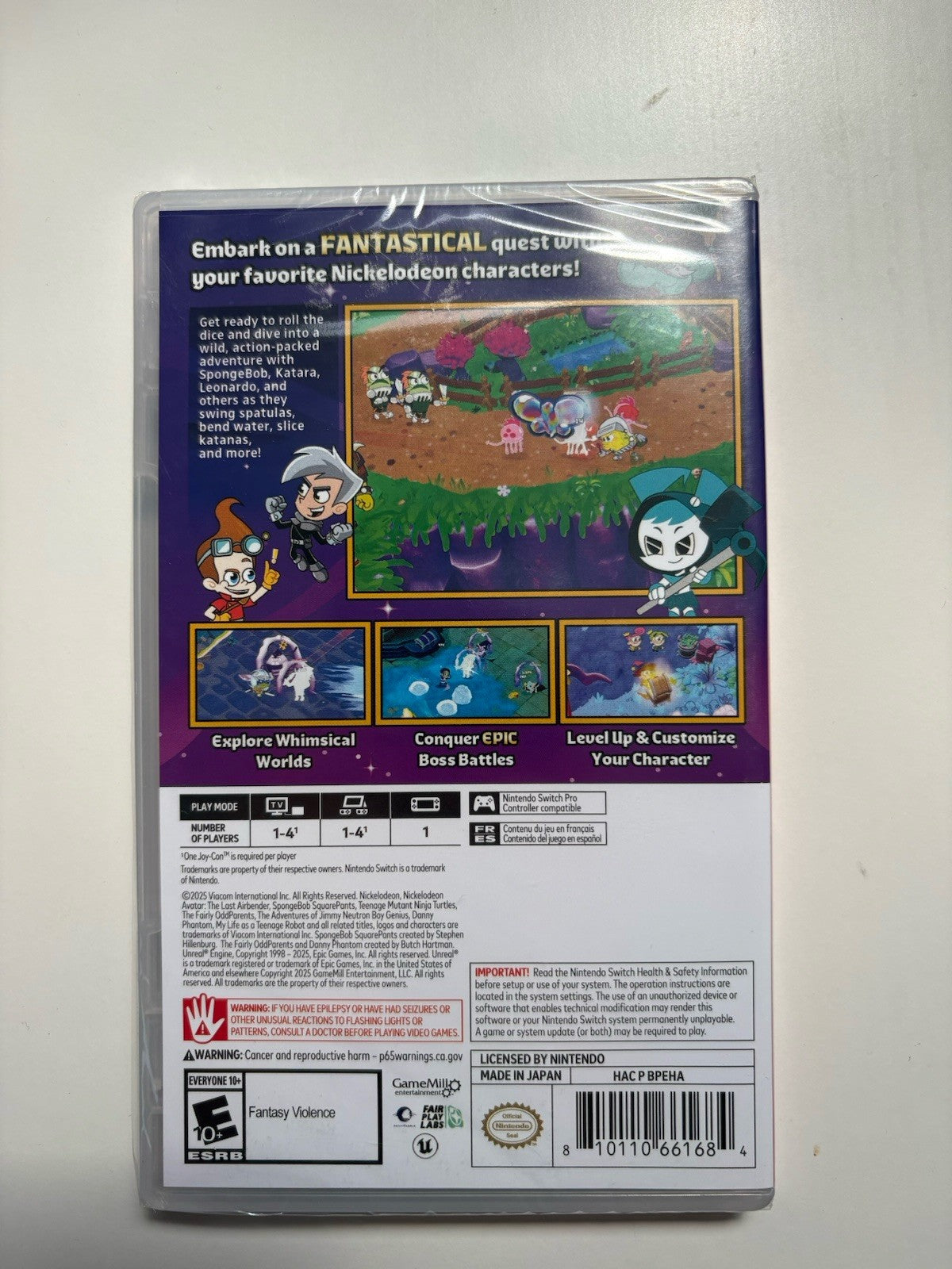 NICKTOONS & THE DICE OF DESTINY (NINTENDO SWITCH) BRAND NEW SEALED.