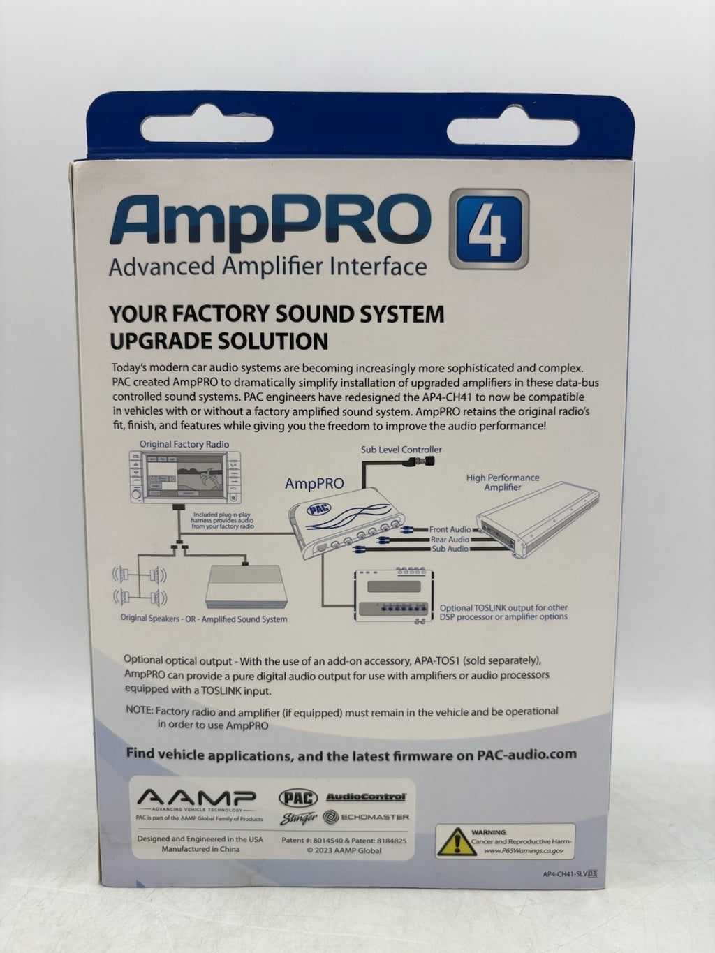 PAC AP4-CH41 R.2 Advanced Amplifier Integration Interface Module Dodge Ram Jeep