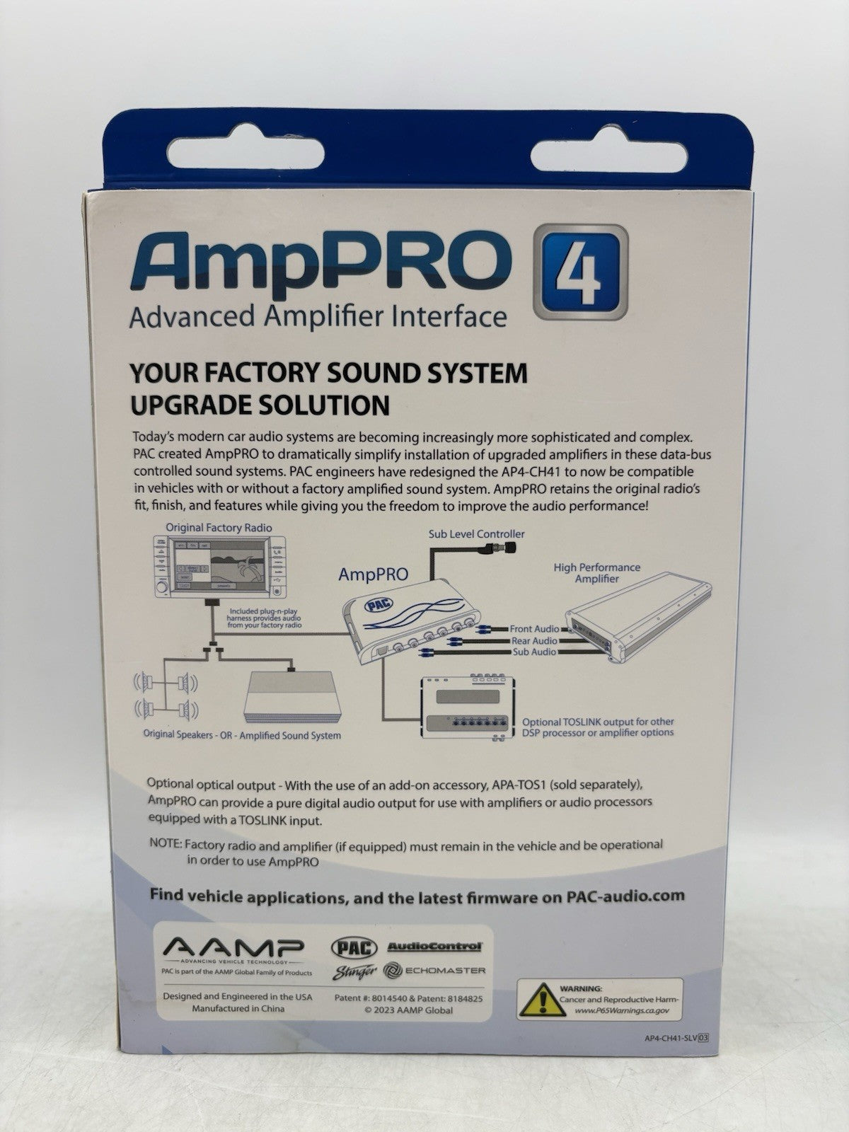PAC AP4-CH41 R.2 Advanced Amplifier Integration Interface Module Dodge Ram Jeep